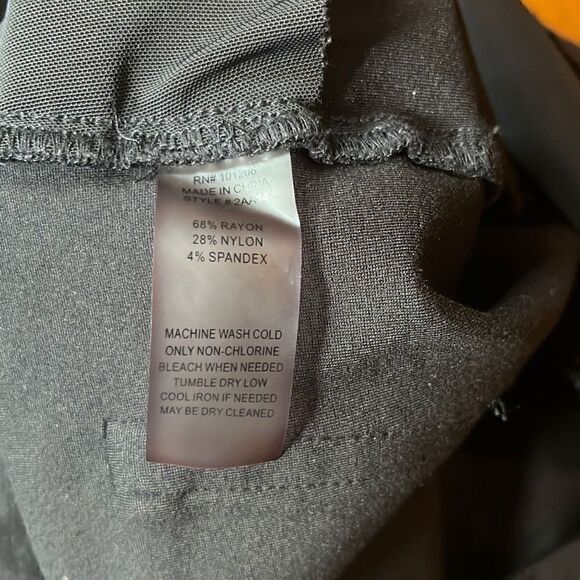 Soft Surroundings Women's Black Straight Leg Casual Pants Size M - Picture 6 of 9